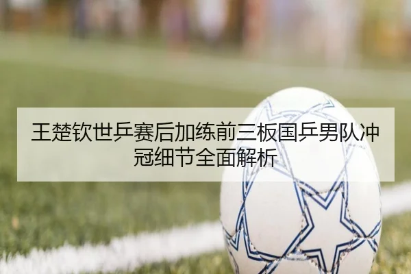 王楚钦世乒赛后加练前三板国乒男队冲冠细节全面解析